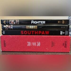 BUNDLE- SPORT RELATED DVDs- 18 FILMS total